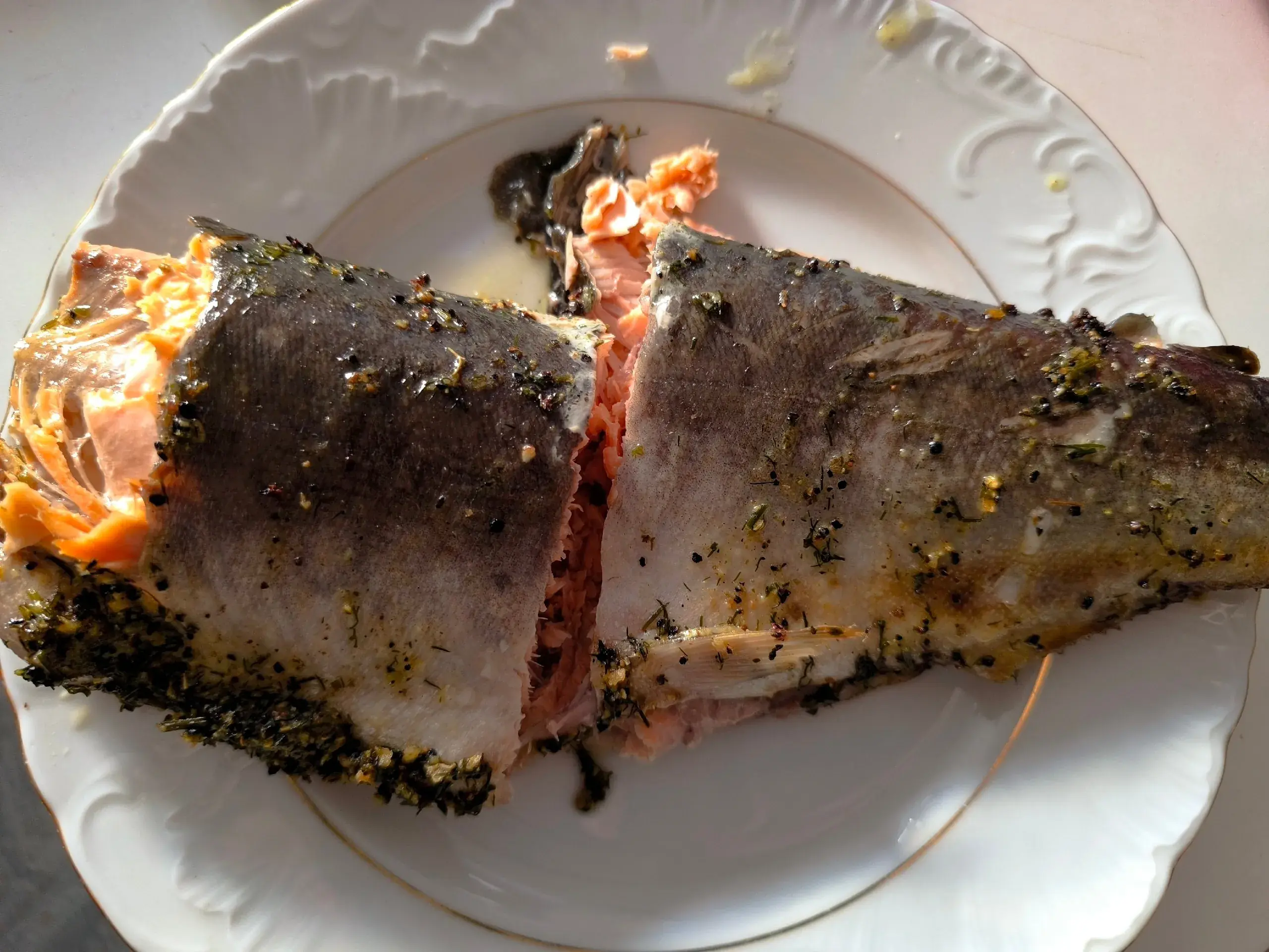 Сочная горбуша в духовке