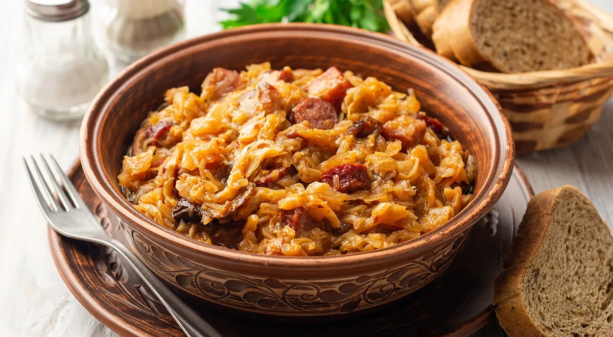 Солянка с квашеной капустой