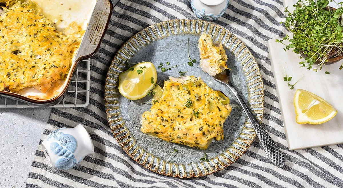 Судак в сметане в духовке