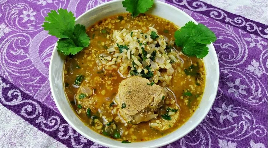 Суп харчо из говядины