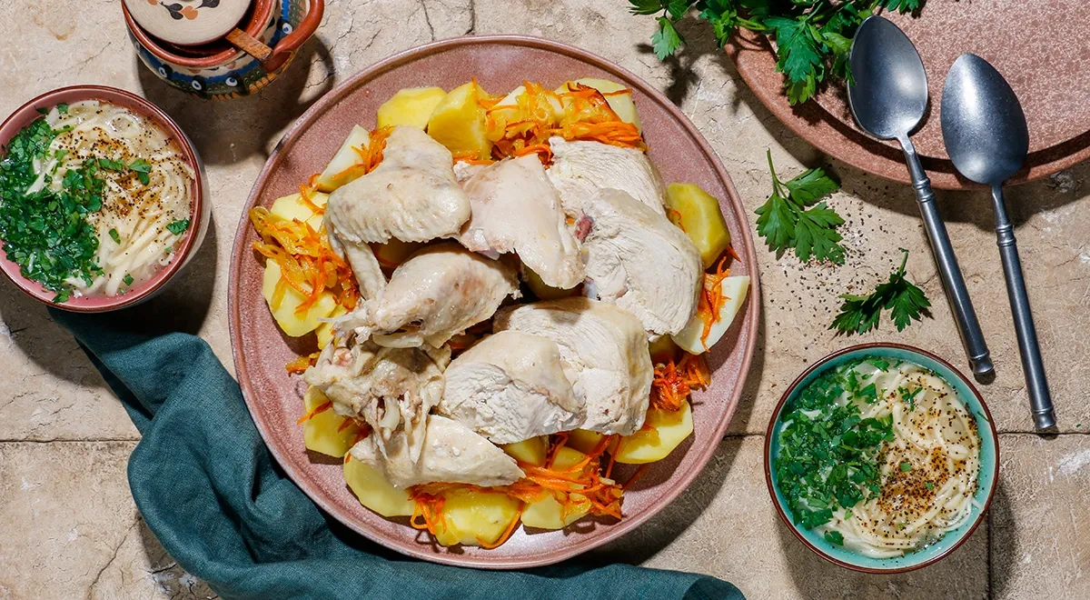 Токмач (татарский суп с лапшой)