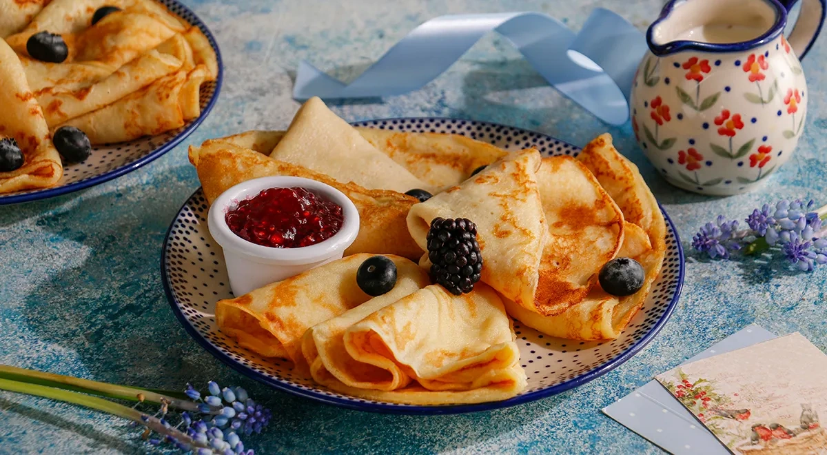 тонкие блины на ряженке