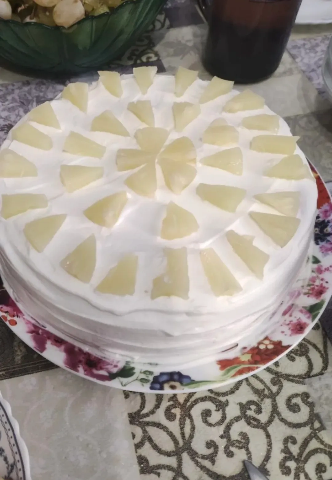 торт сливочный с бананом