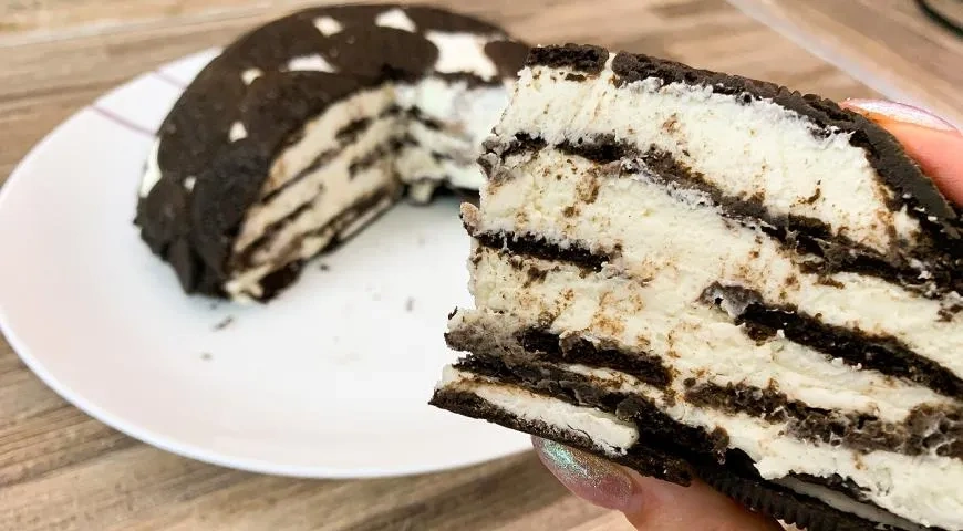 Торт без выпечки Орео