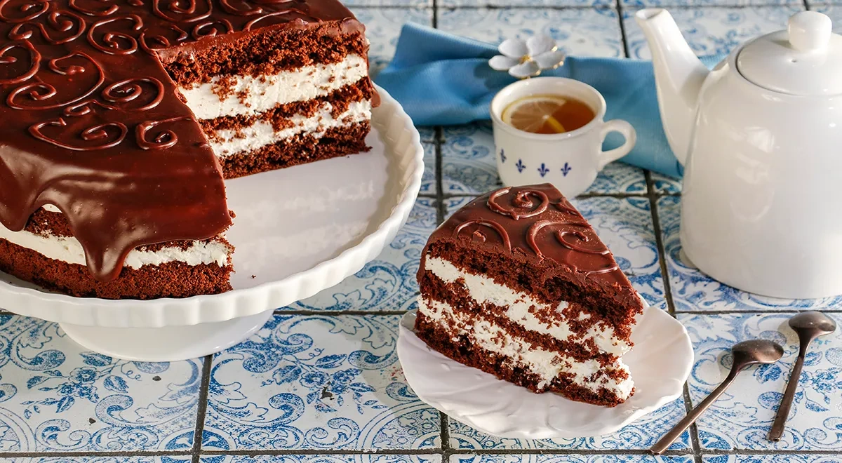 Торт «Киндер пингви»