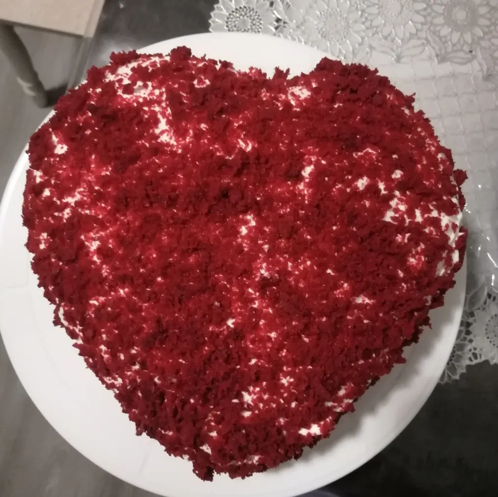 Торт Рождественский Красный Бархат