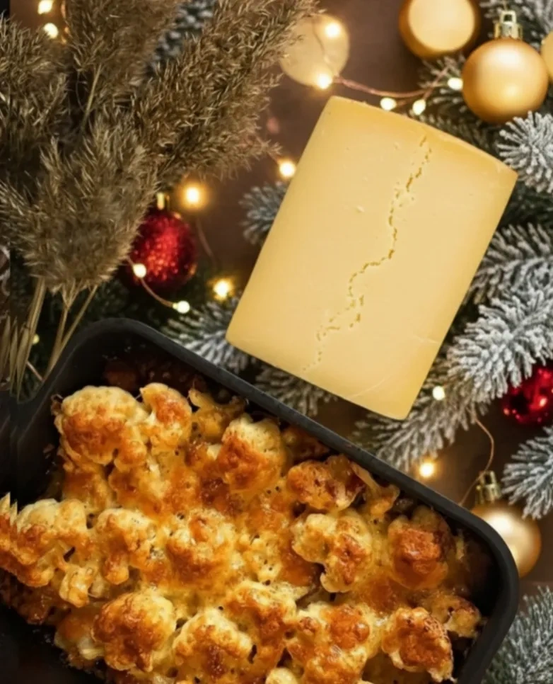 Цветная капуста с сыром и специями