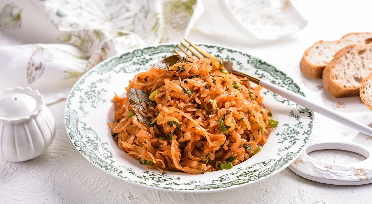 Тушеная капуста в микроволновке