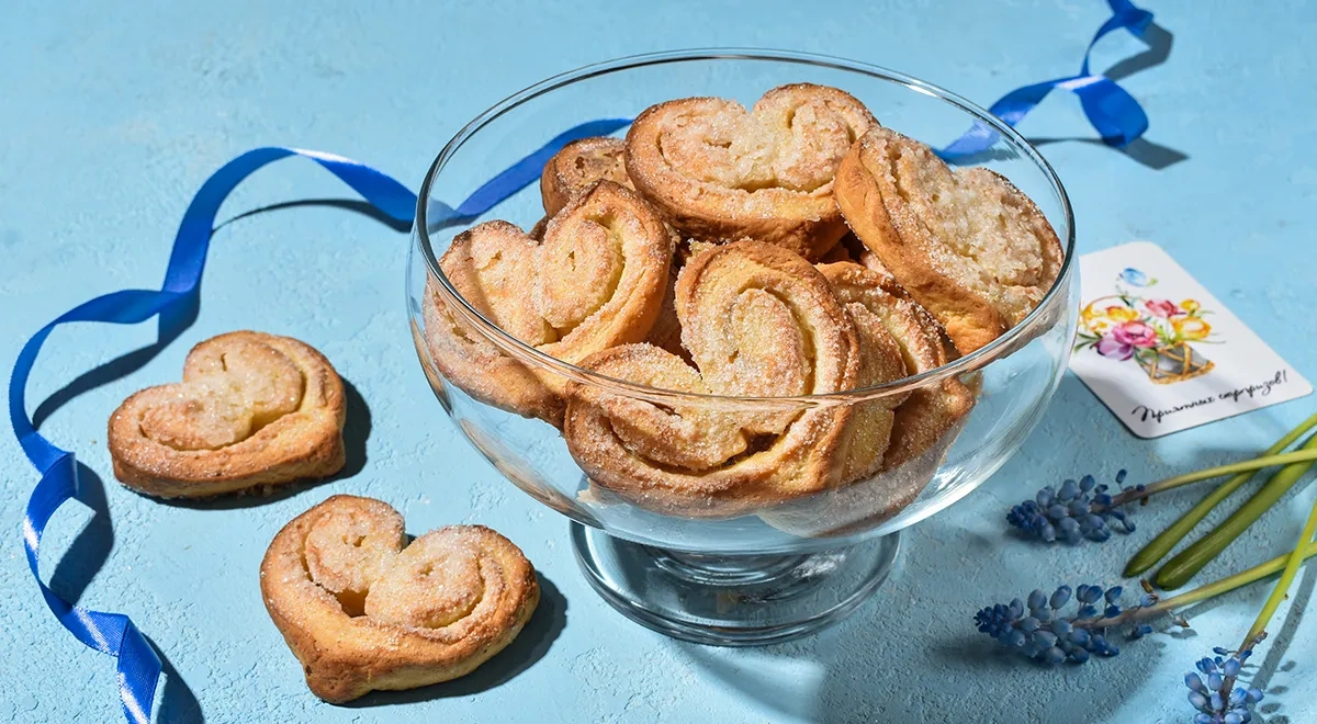 Творожное печенье «Сердечки»