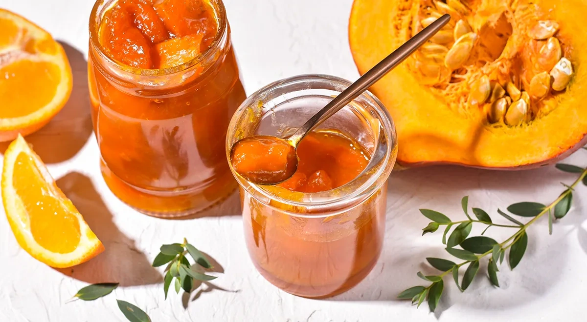Тыквенное варенье с апельсином и курагой