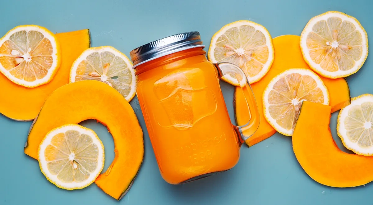 Тыквенный сок с лимоном на зиму