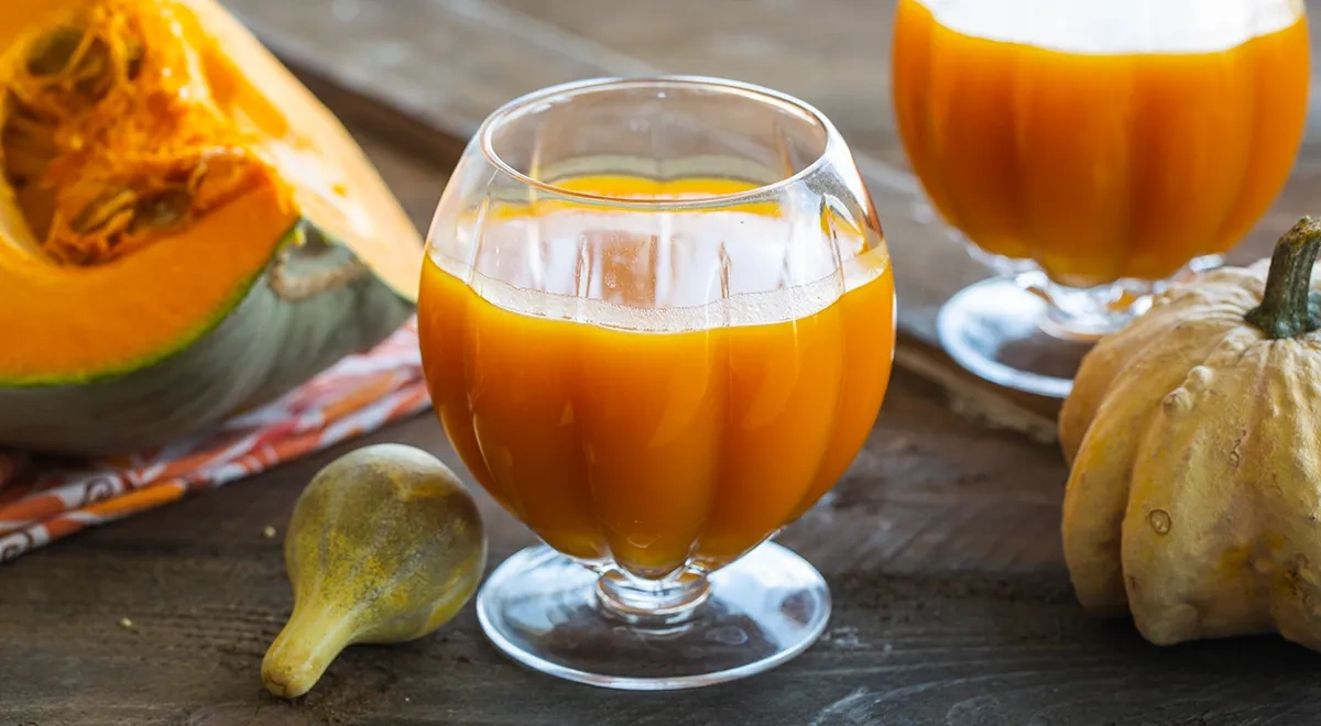 Тыквенный сок с мякотью на зиму