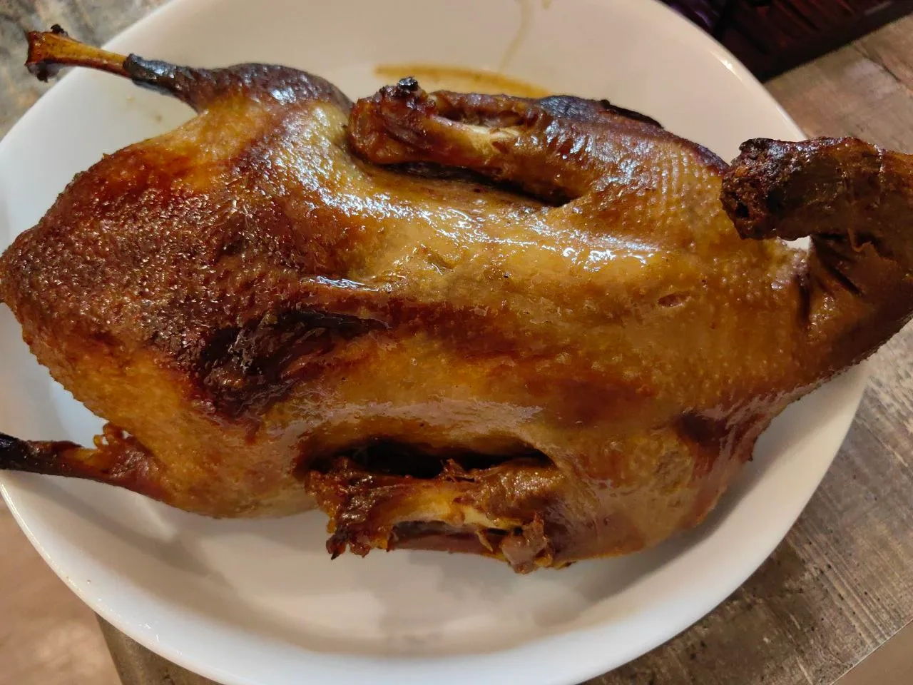 Утка с яблоками