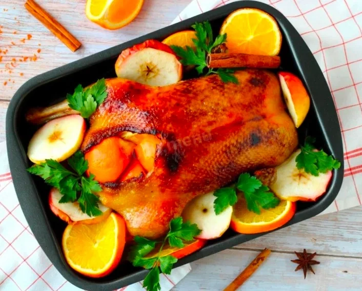 Утка с апельсинами