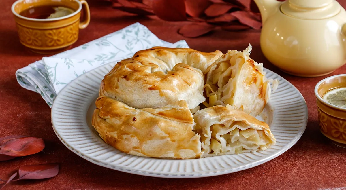 Вертута с яблоками