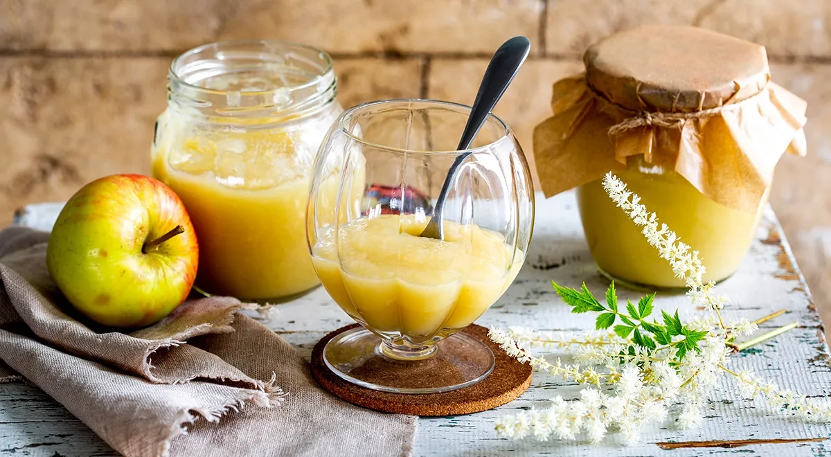 Яблочное пюре без сахара на зиму