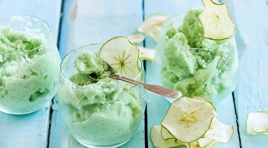 Яблочный сорбет в домашних условиях