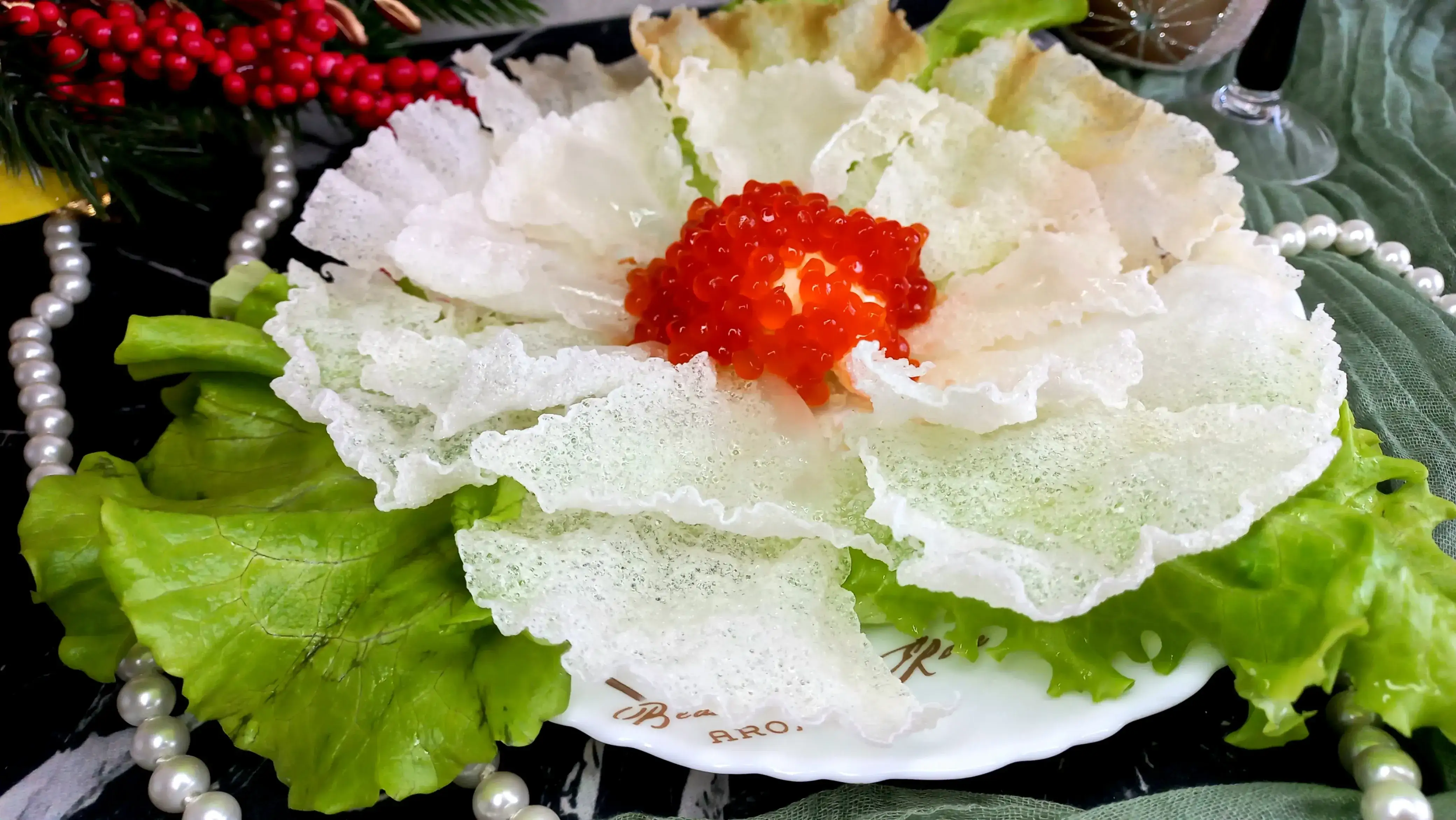 Закуска «Волшебные цветы»