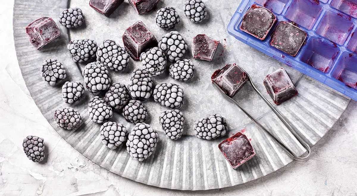 Замороженная ежевика