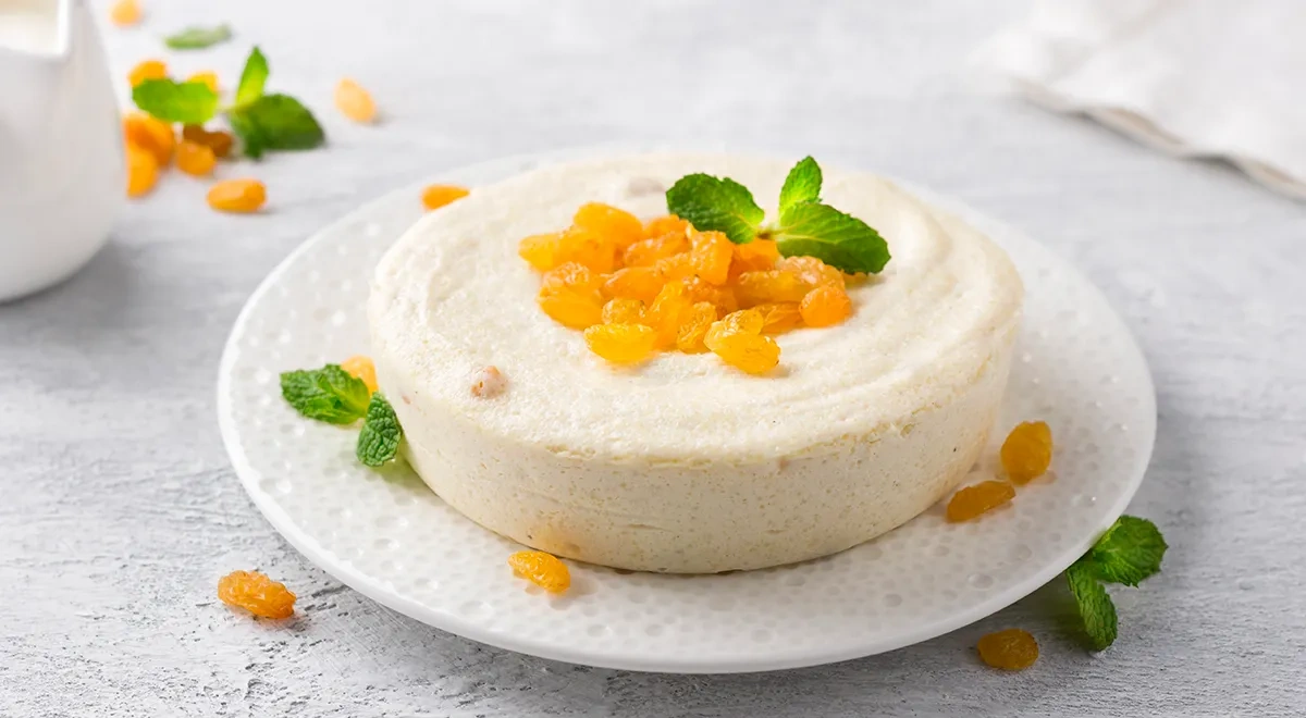 Запеканка из творога в микроволновке