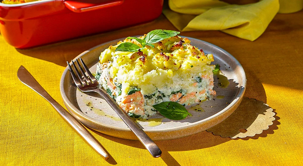 Рыбная запеканка с картофельной корочкой