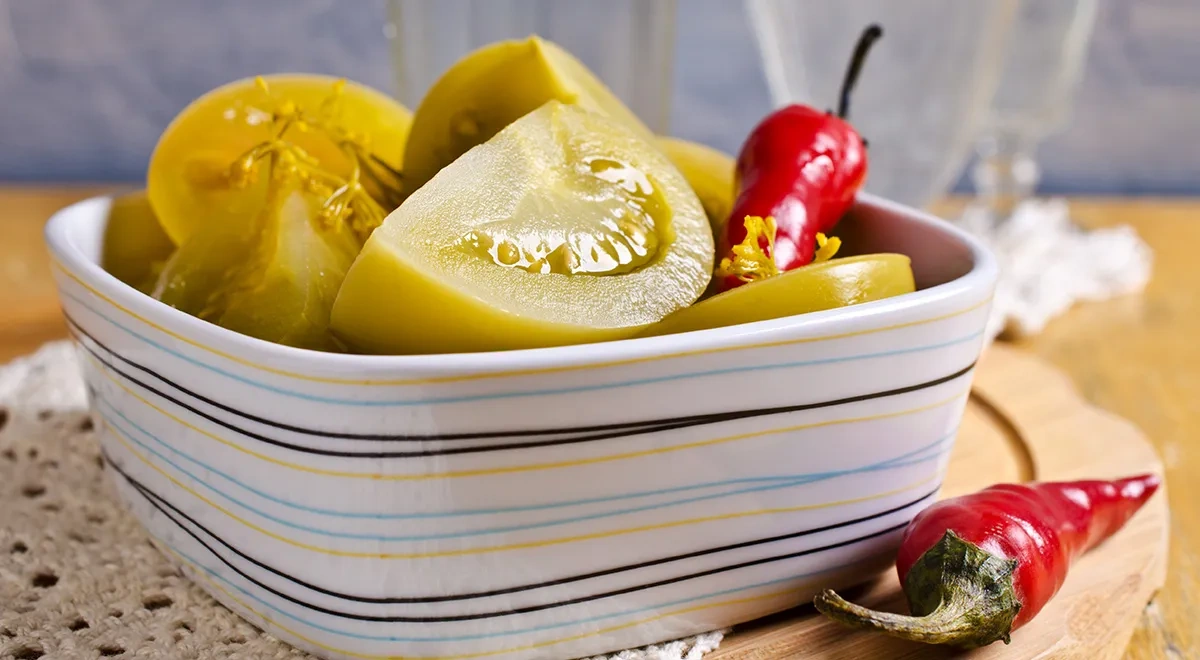 Зеленые помидоры без уксуса на зиму