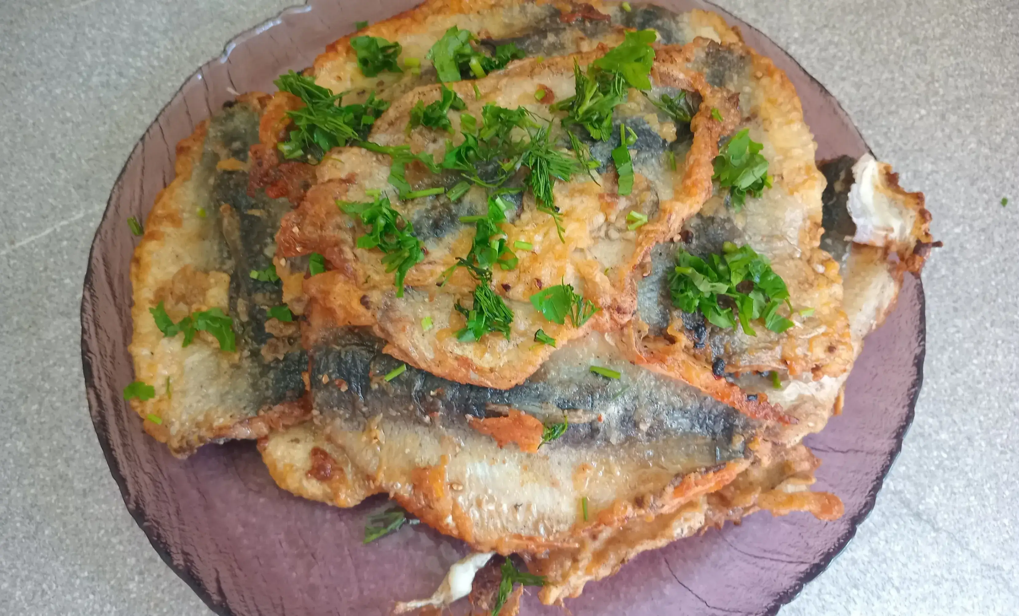 Жареная салака