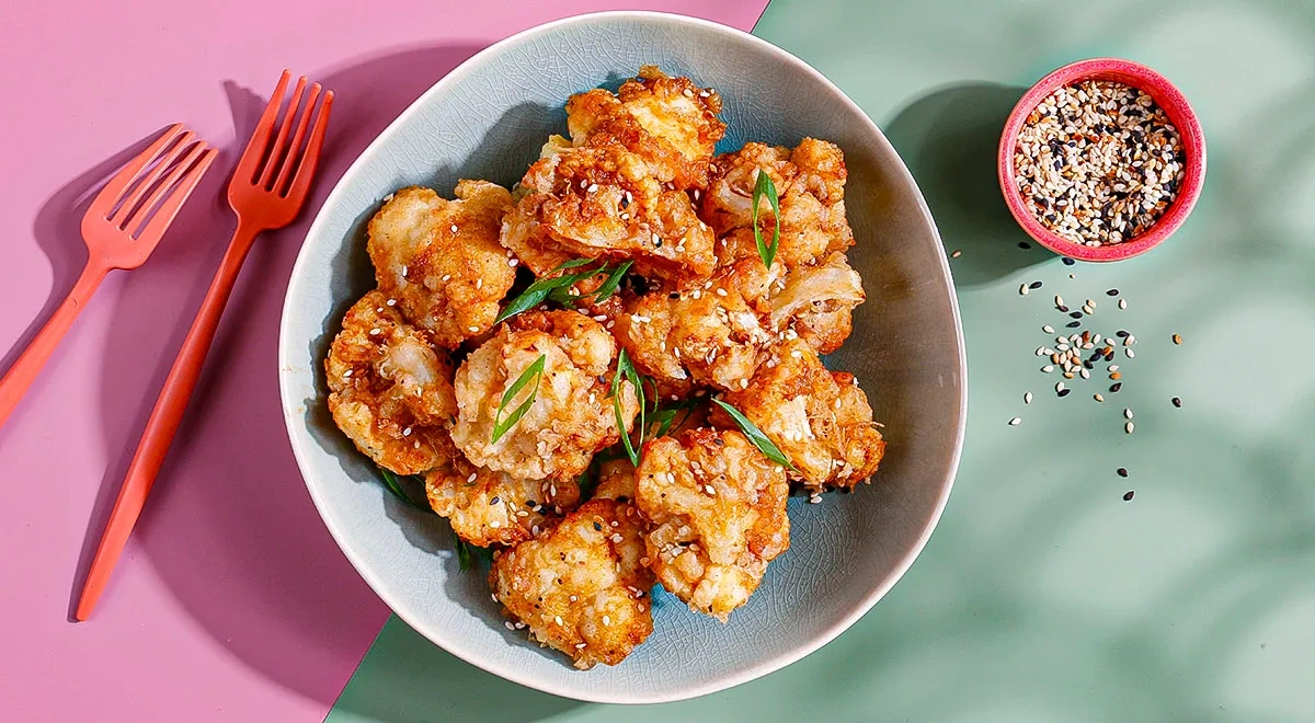 Острая цветная капуста по-корейски