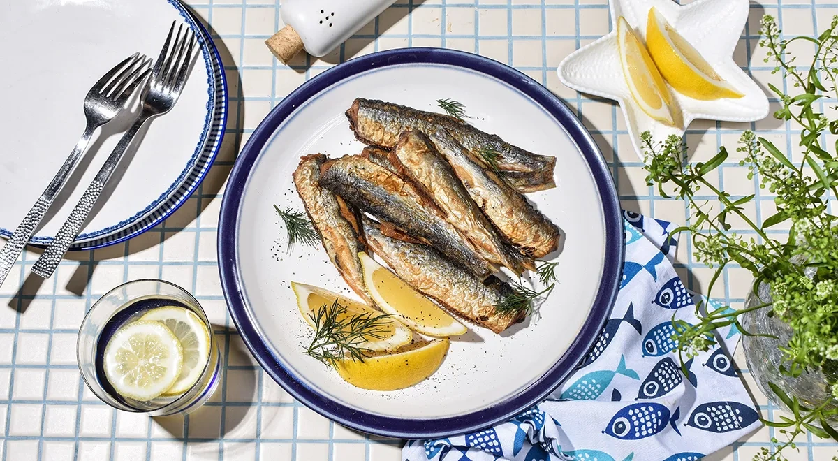 Жареная салака