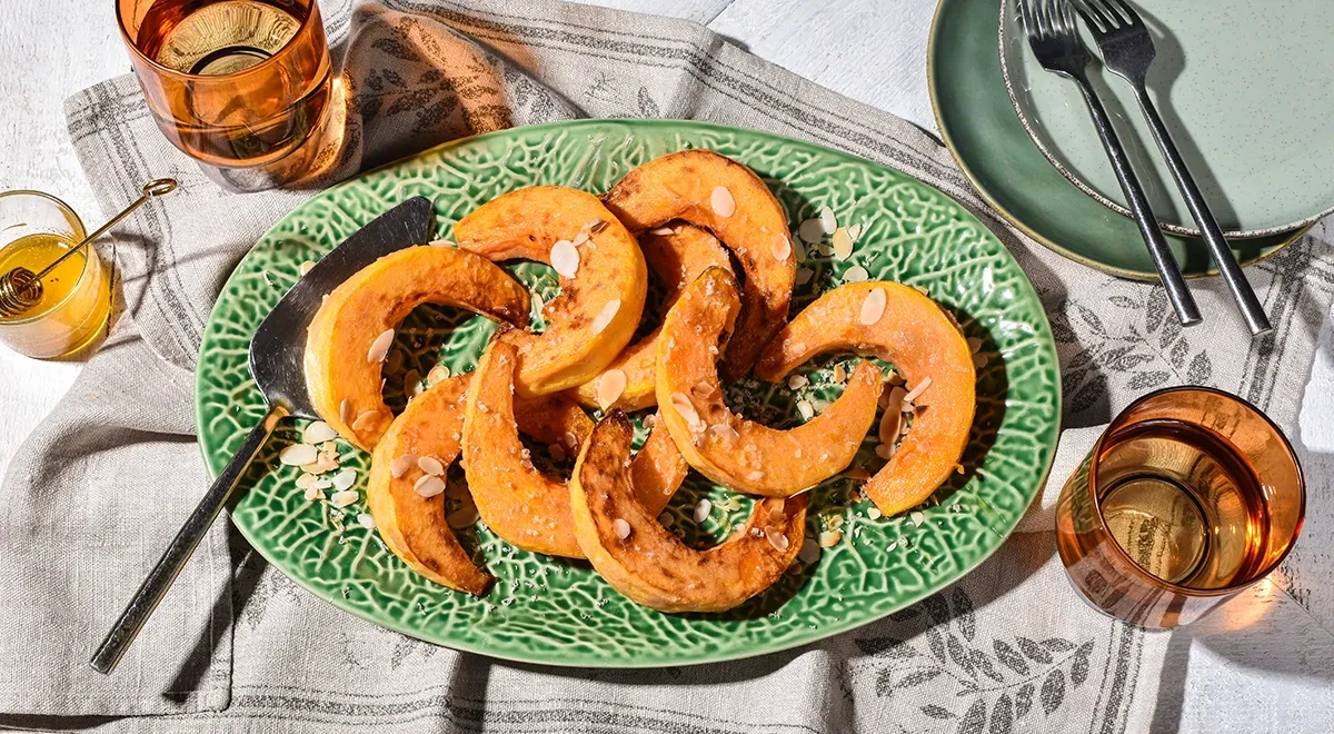 Жареная тыква сладкая