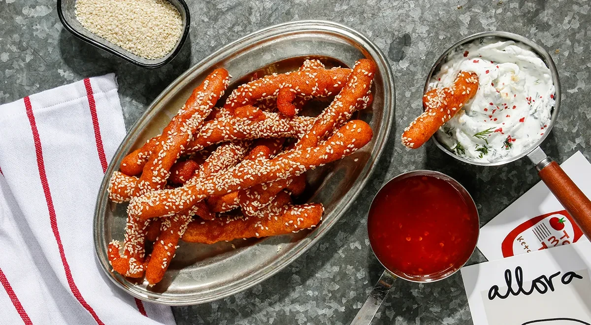 Жареные картофельные палочки из пюре