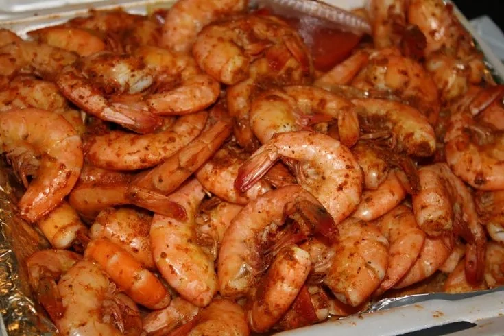 Жареные креветки