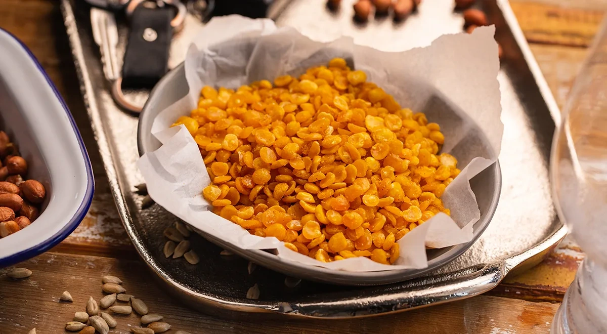 Жареный горох