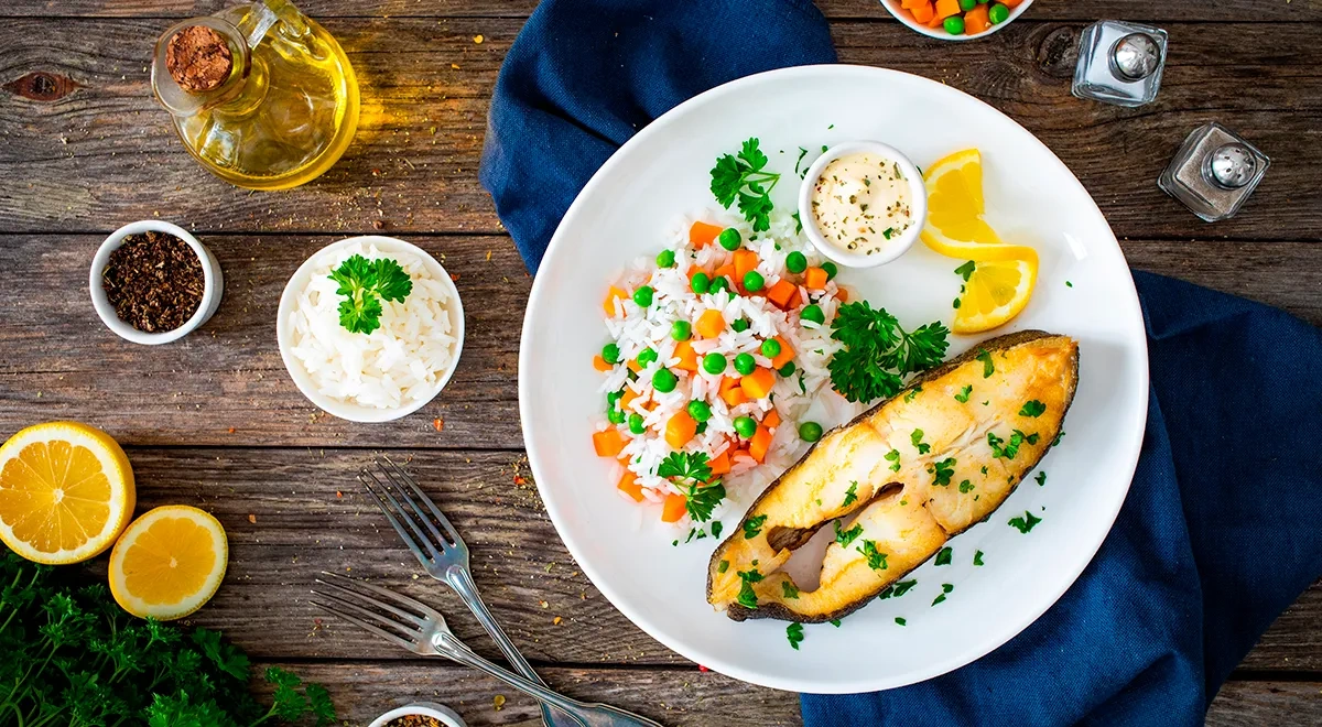 Жареный палтус