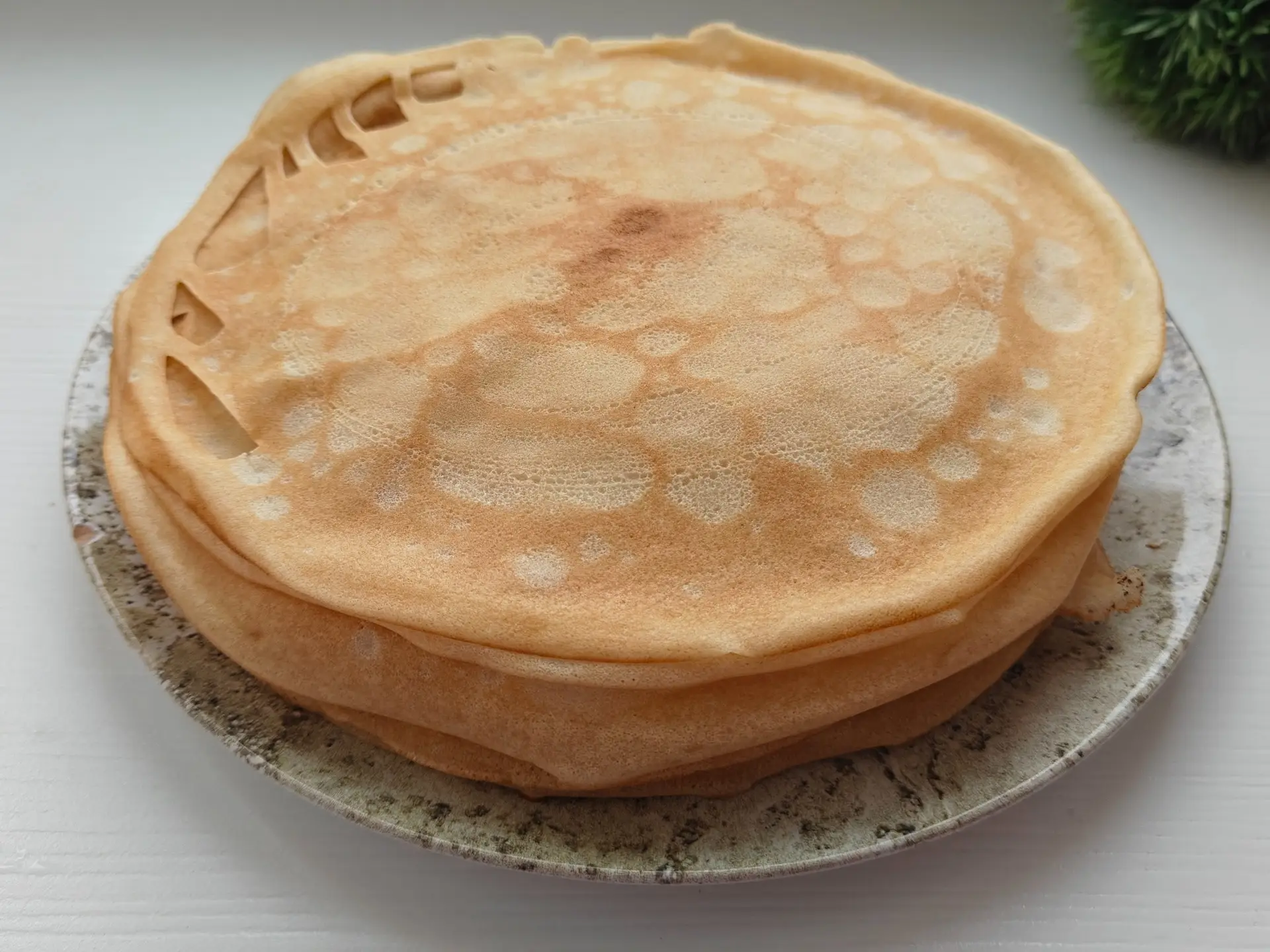 Блины домашние на молоке и кипятке