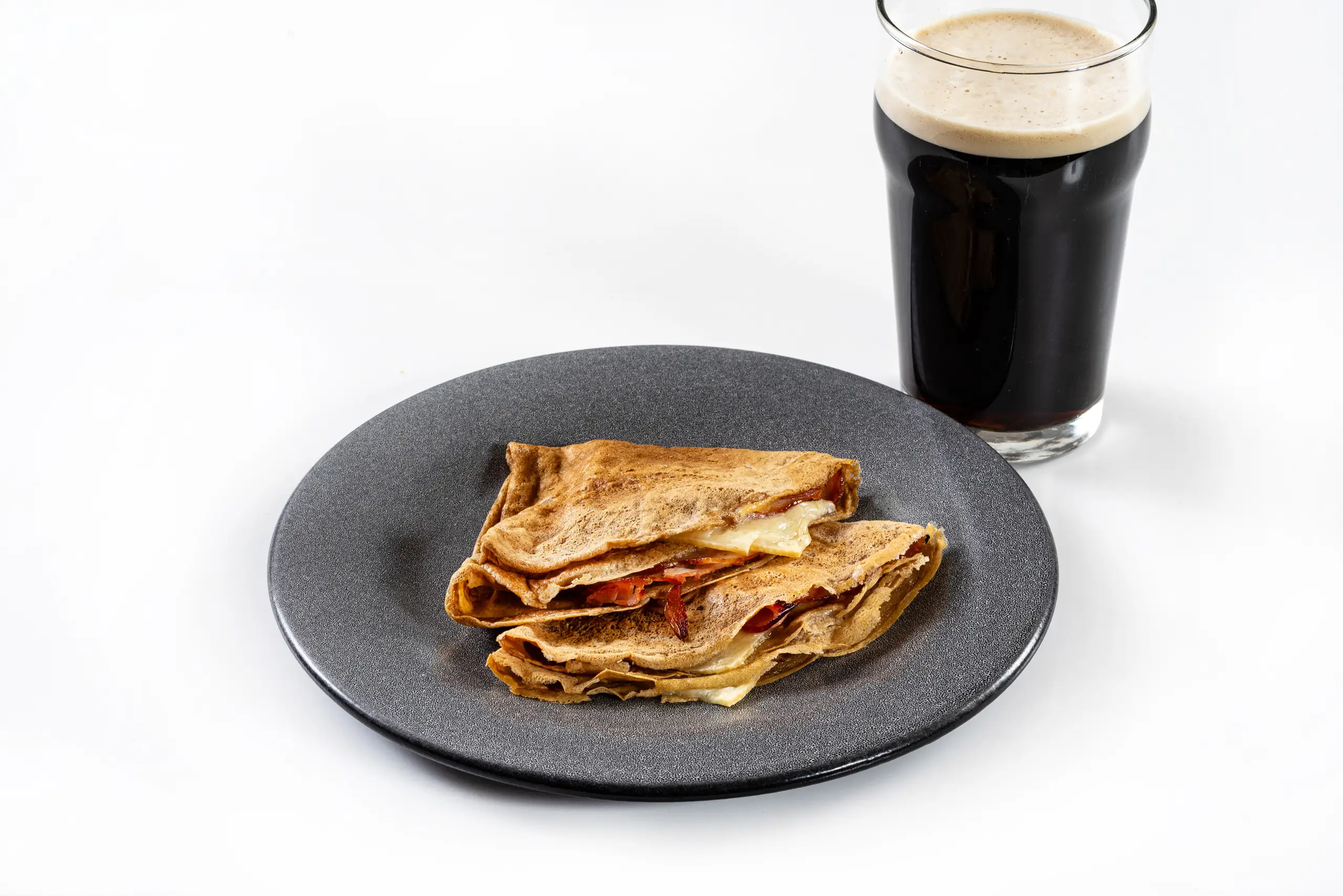 Блины на темном пиве