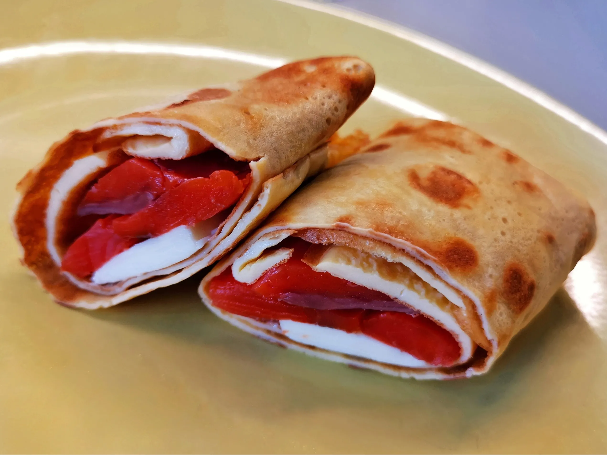 Блины с красной рыбой