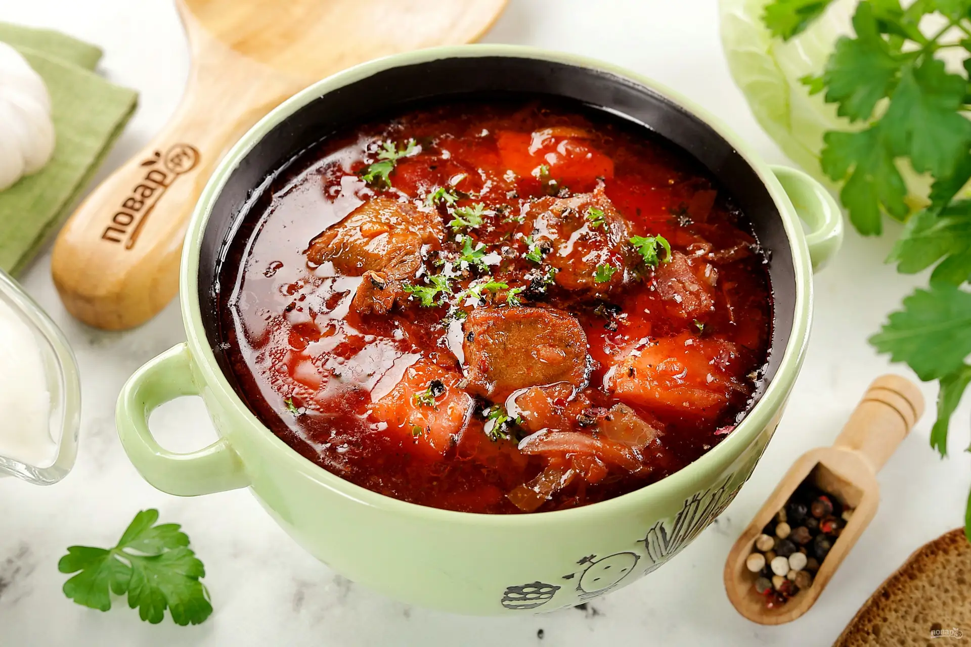 Борщ в мультиварке