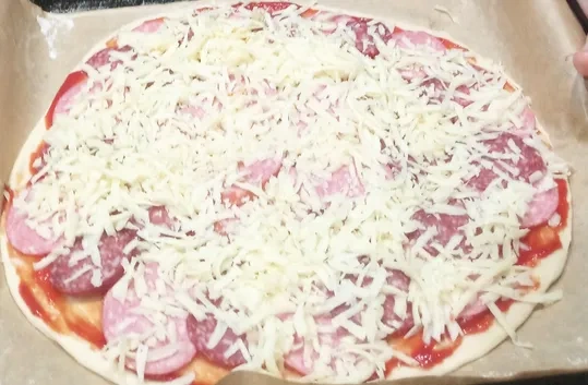 Домашняя пицца для праздника