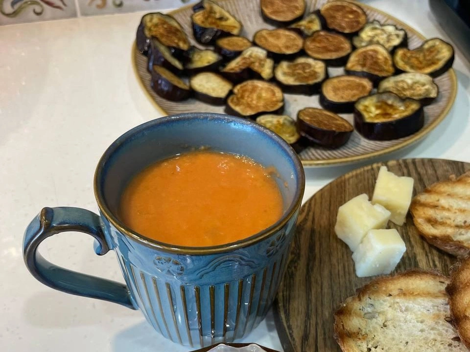 Гаспачо с кабачком