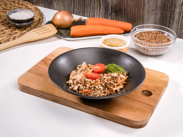 Гречка по-купечески с куриным филе