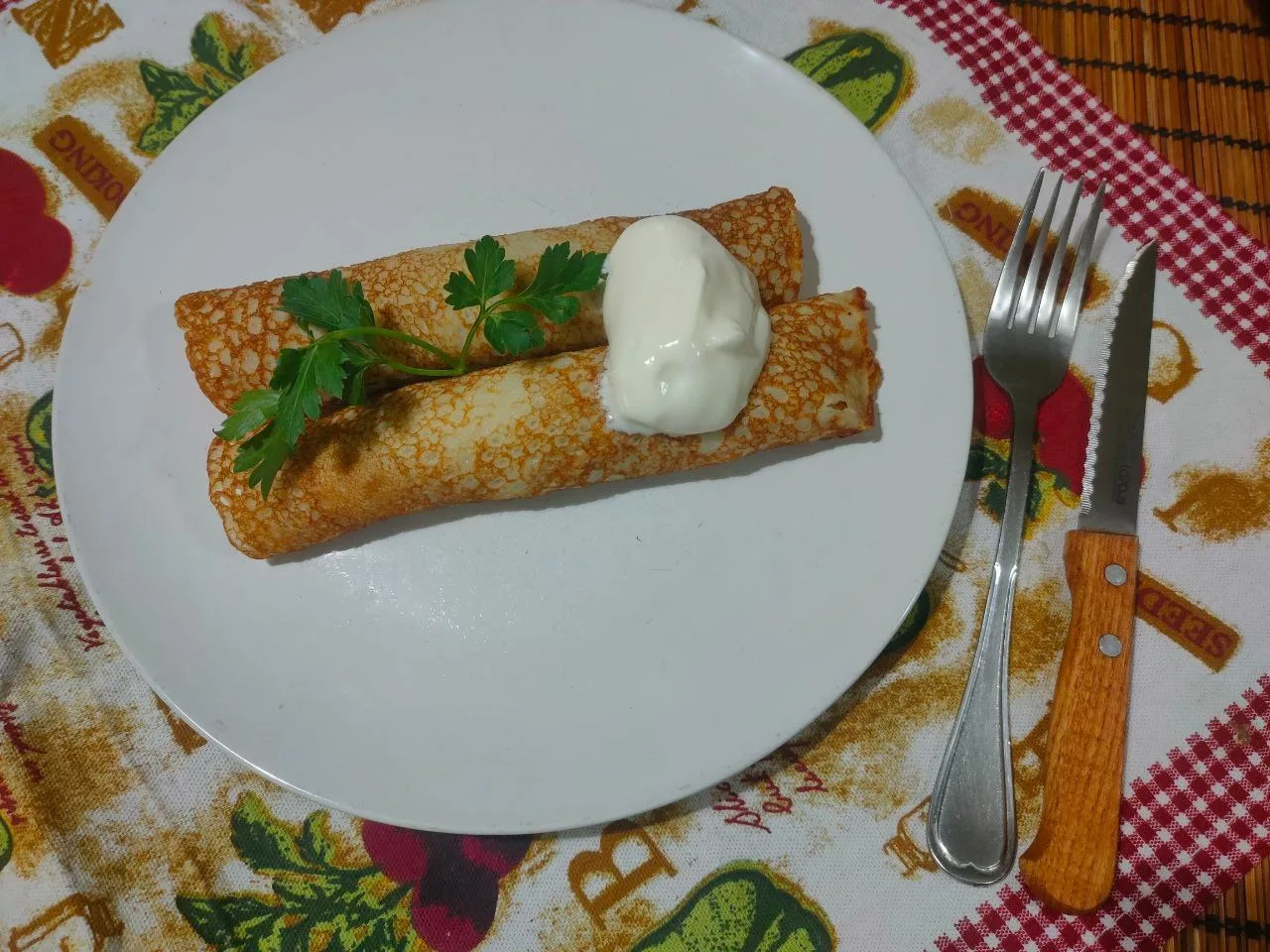 Грибная начинка для блинов