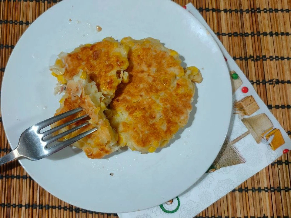 Кукурузные оладьи