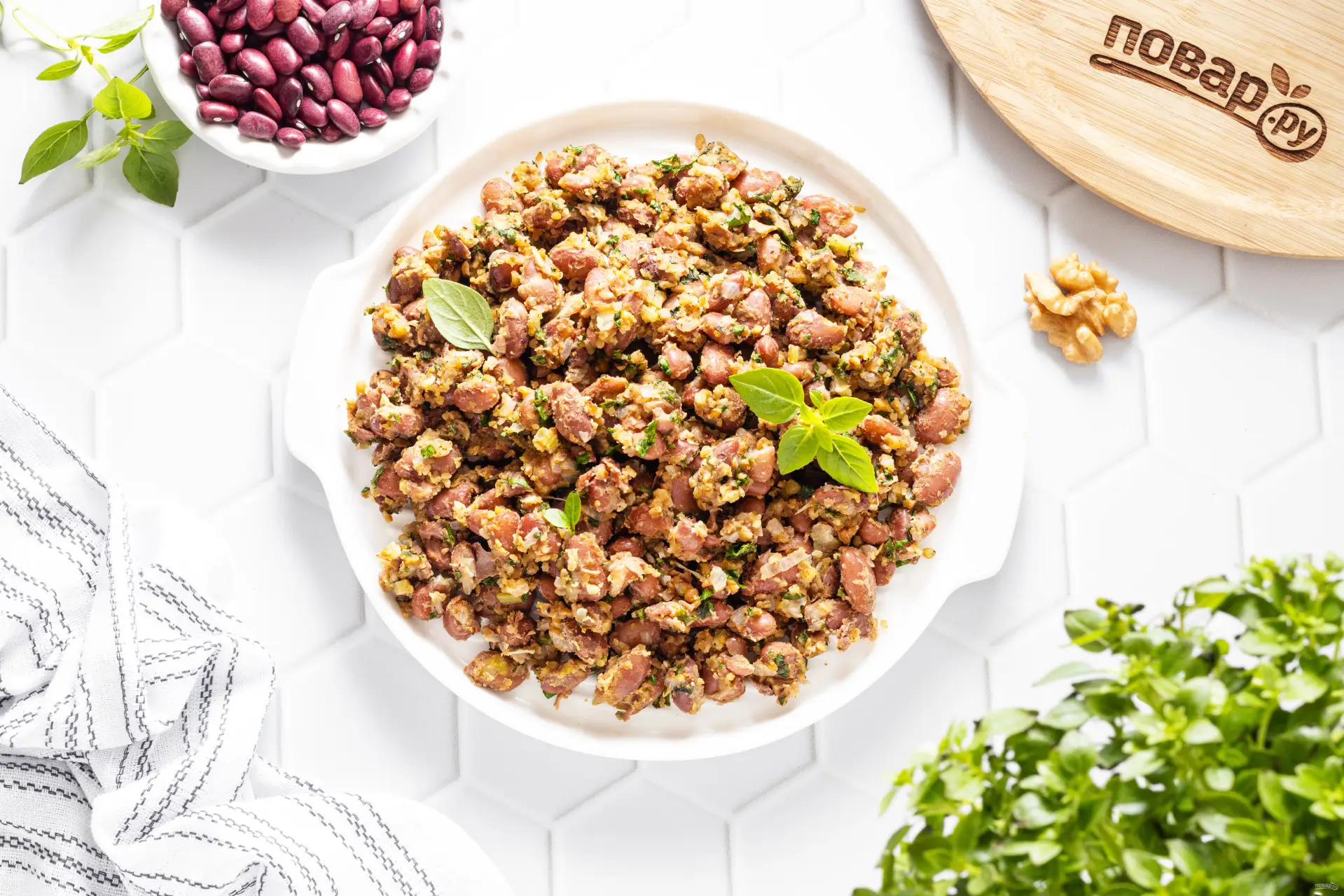 Лобио из красной фасоли классический рецепт