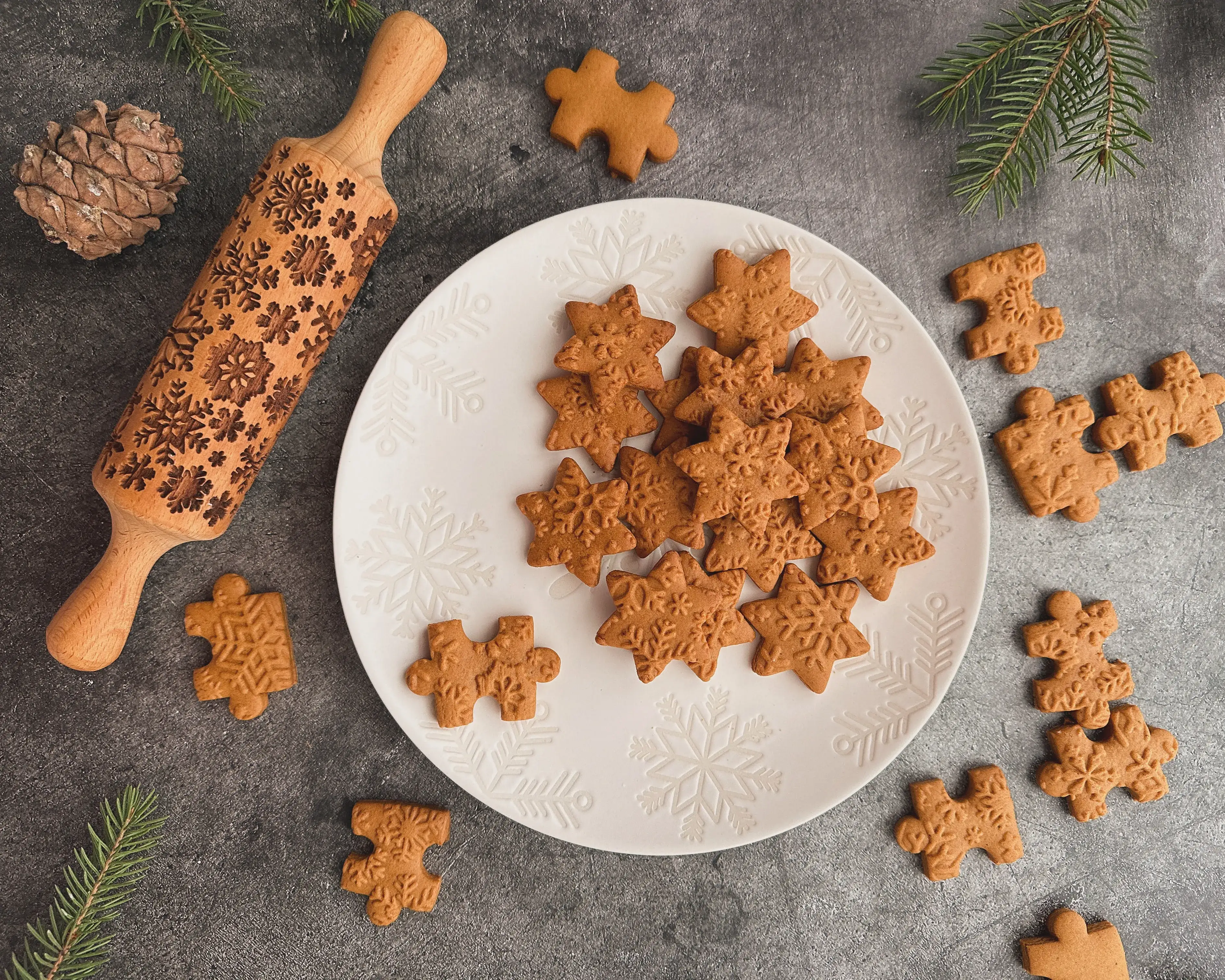 Медово-имбирное печенье