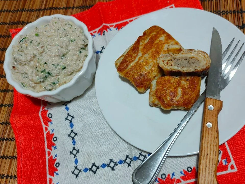 Мясная начинка для блинов