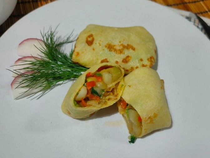 Овощная начинка для блинов