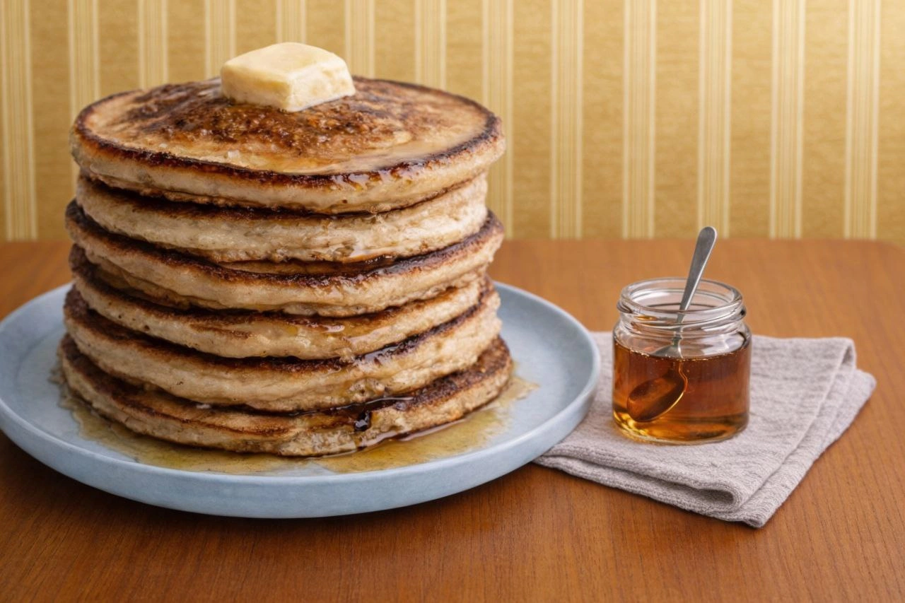 Панкейки с коричневым маслом