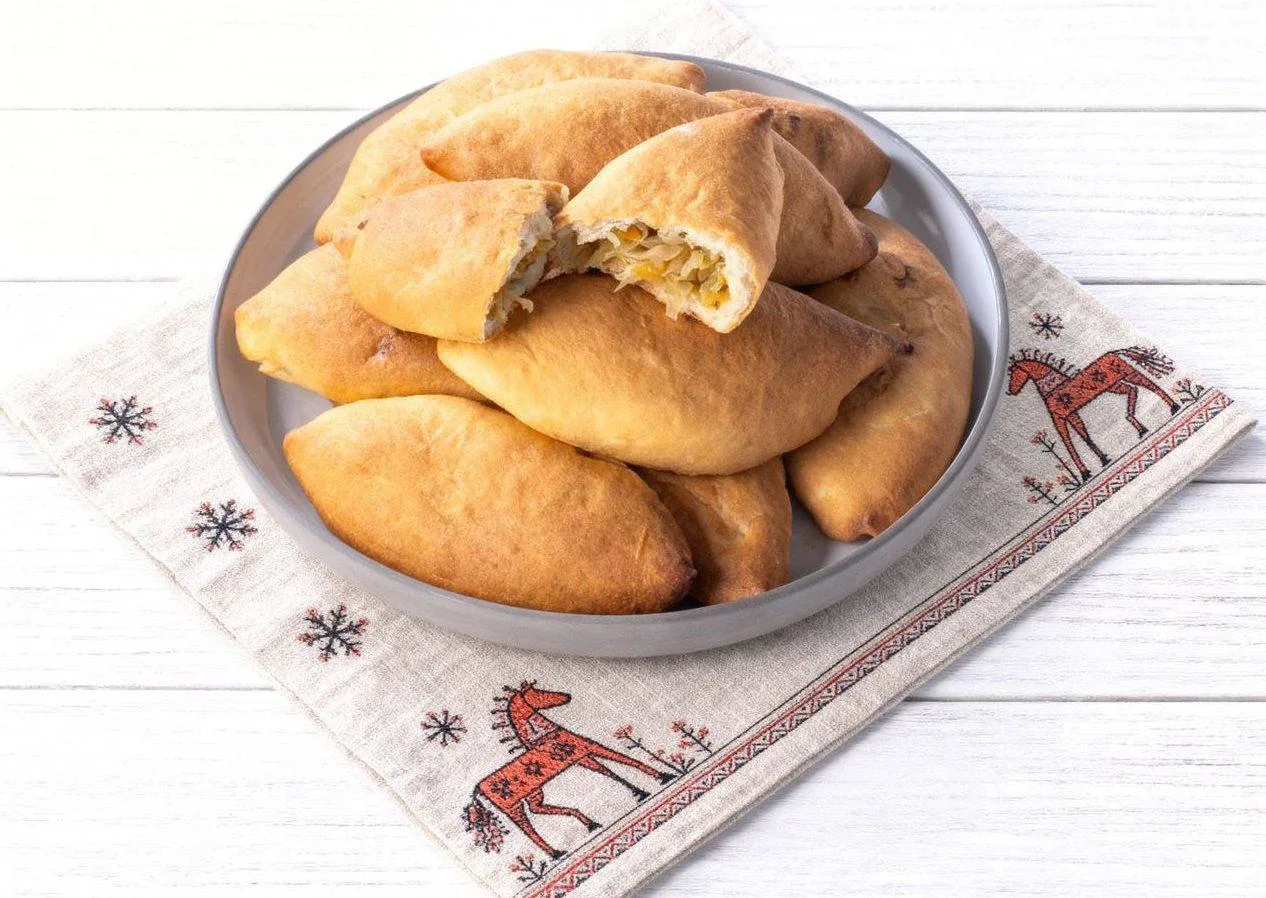 Пирожки с капустой для поста