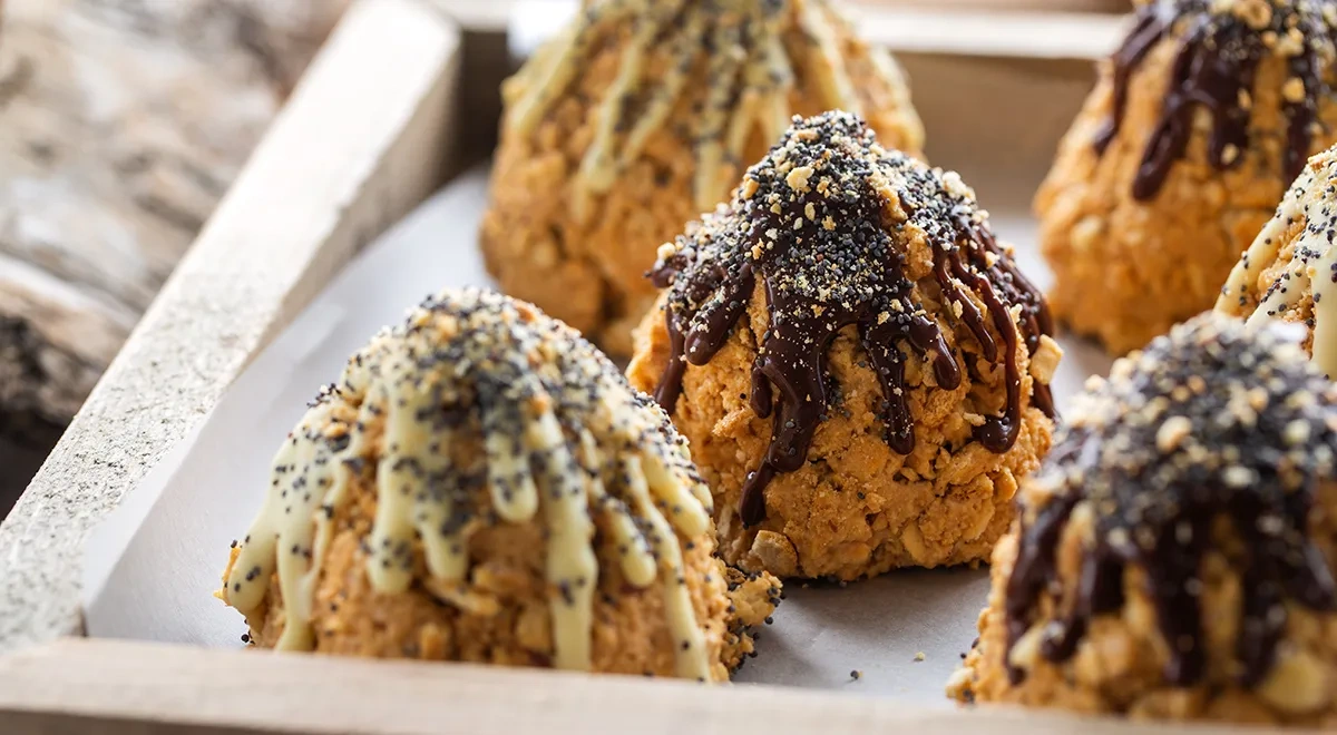 Пирожное Муравейник из печенья Рыбки